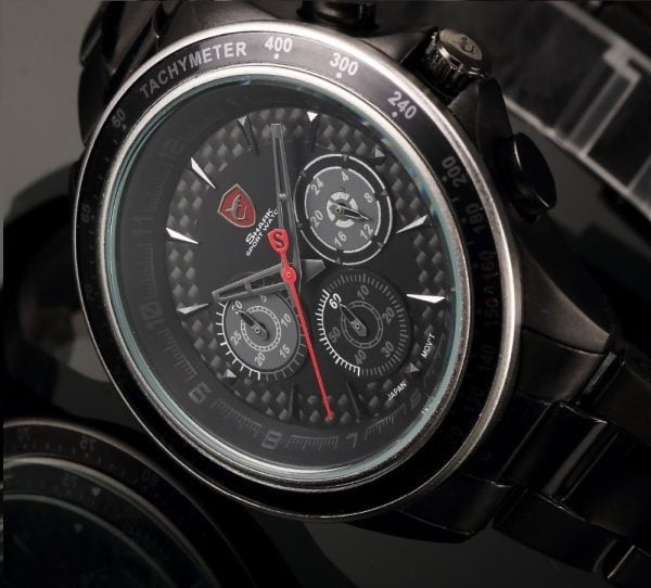 Reloj Original Shark Sh244 Correa Metal 3atm Analogo