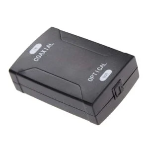 Convertidor De Señal De Audio Óptico Digital A Coaxial Rca