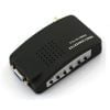 Convertidor Video Bnc S-video A Vga Monitor Plasma Lcd Led
