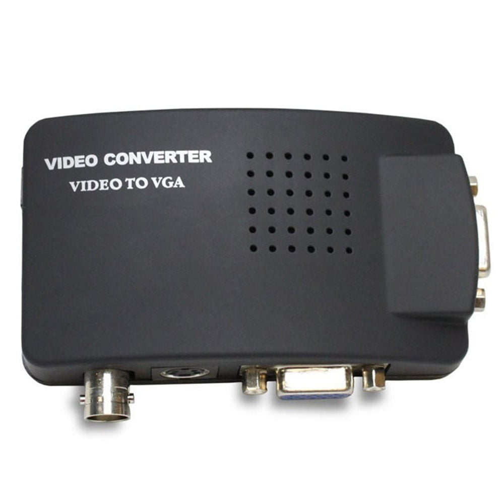 Convertidor Video Rca Bnc S-video A Vga Monitor Lcd - Audio y Video - Ecuador