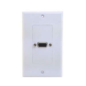 Faceplate Toma Con Socket Vga Conector Hembra Video Proyector - Accesorios - Ecuador