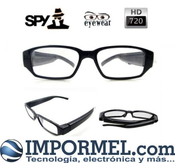 Camara Espia Hd En Forma De Lentes Audio Y Video Fotos 5mp