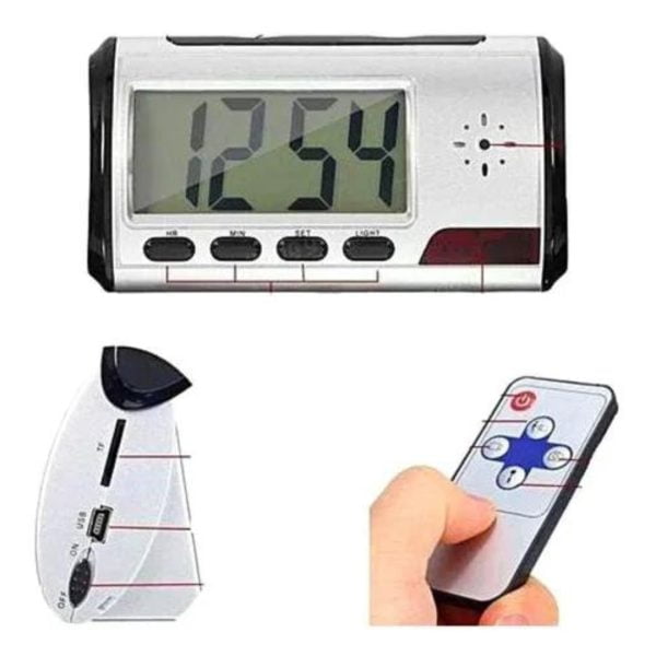 Reloj Espía Cámara Oculta Dvr Sensor Movimiento Sd