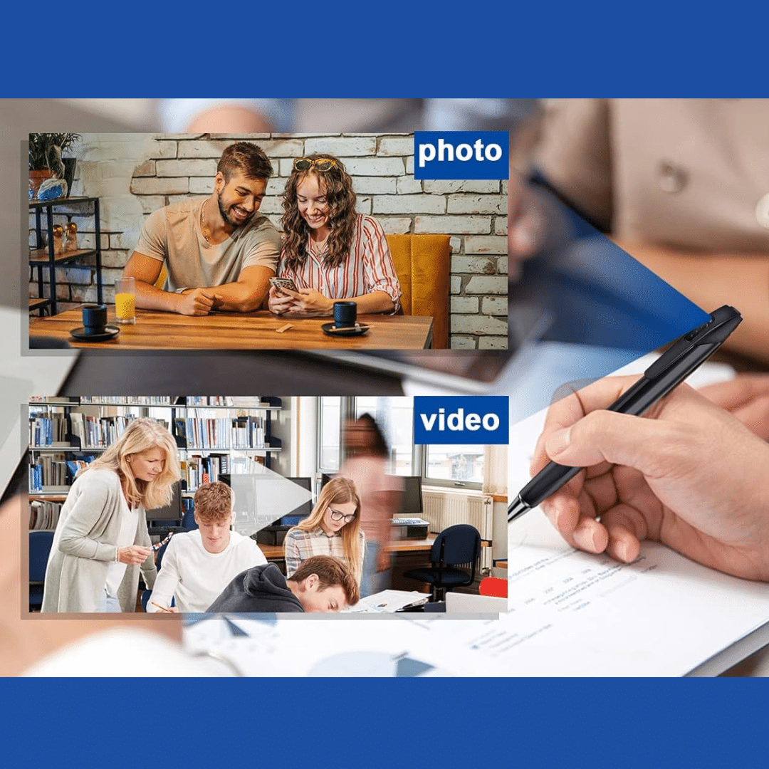 Esfero Camara Espia Audio Y Video Hd Pluma Elegante Oculta