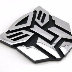 Emblema Logo Transformer Cromado Adhesivo 3m Tuning Plateado - Accesorios - Ecuador