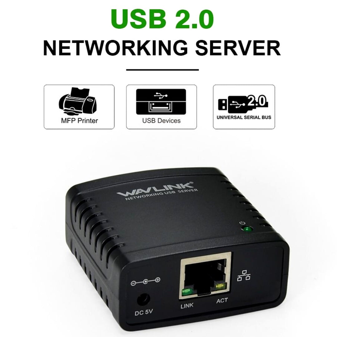 Print Server Servidor Impresora Usb Lan Hub - Escritorio - Ecuador