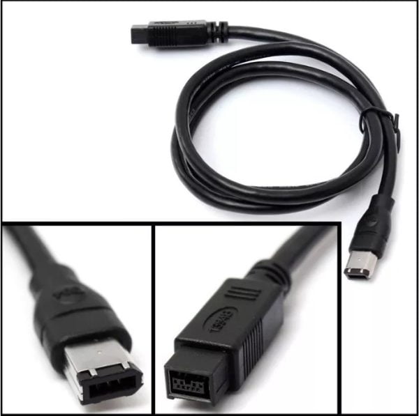 Cable Convertidor Adaptador Firewire 800 A 400 9 A 6 Pines