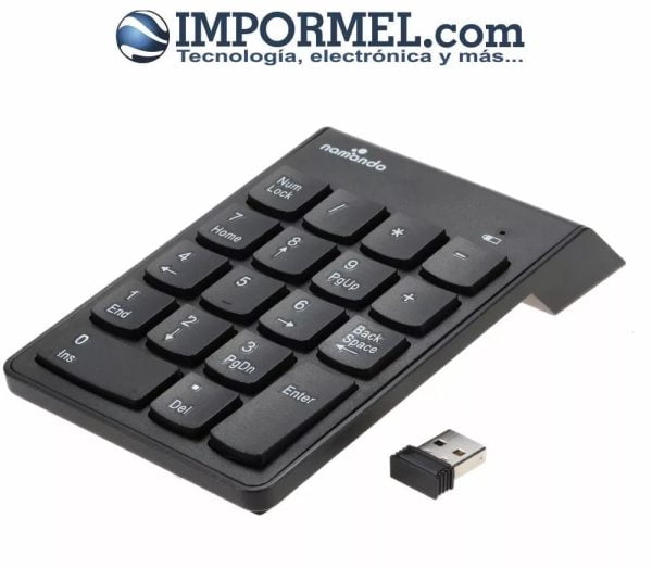 Impormel Teclado Numérico Inalambrico 18 Teclas Pc Laptop
