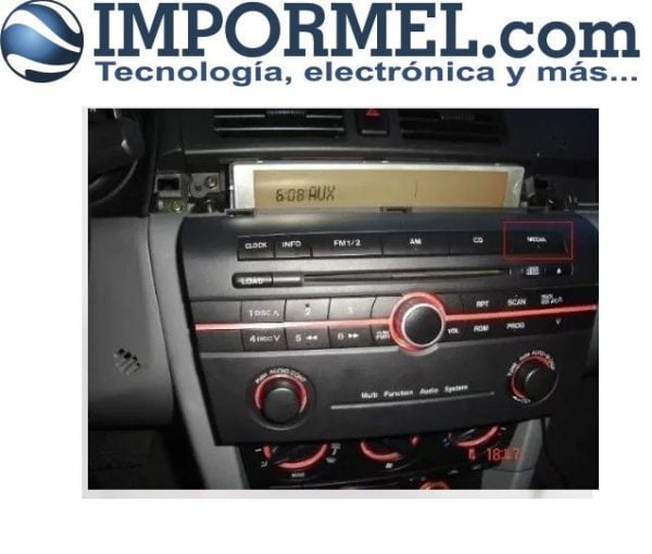 Cable Auxilar Aux Mazda 2 3 5 6 2006 2013