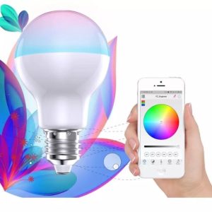 Foco Led Wifi Smart Bulb Rgb 16m Colores Equivale 100w Dimme - Alarmas - Ecuador