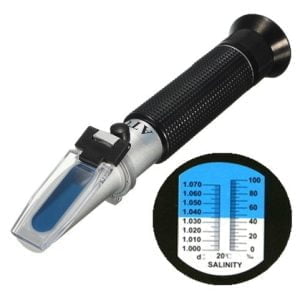 Refractómetro De Salinidad Acuario Mar Concentración De Sal