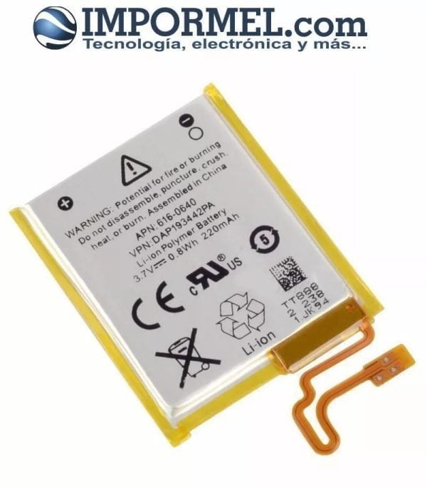 Bateria Para Ipod Nano 7g 7ma Generacion 616-0640