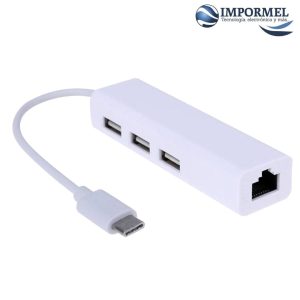 Adaptador Usb C 3.1 A Ethernet Internet Red Macbook Hub - Accesorios - Ecuador