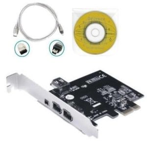 Tarjeta Pci Express X1 De 3+1 Puertos Firewire 1394 + Cable - Accesorios - Ecuador