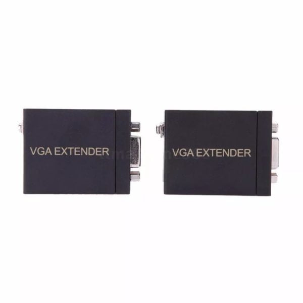 Extensor De Cable Vga Mediante Utp Cable Red Hasta 60 Metros