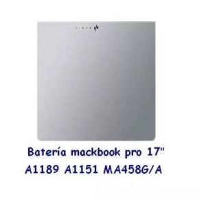 Bateria mackbook A1189 PRO 17