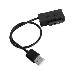 Cable Slim Sata A Usb Para Dvd De Laptop 7+6 13pin - Accesorios - Ecuador