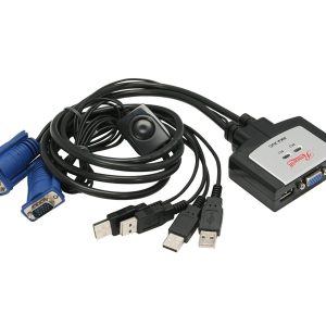 Switch Kvm Profesional De 2 Puertos Usb Rosewill Rkv-2uc - Audio y Video - Ecuador