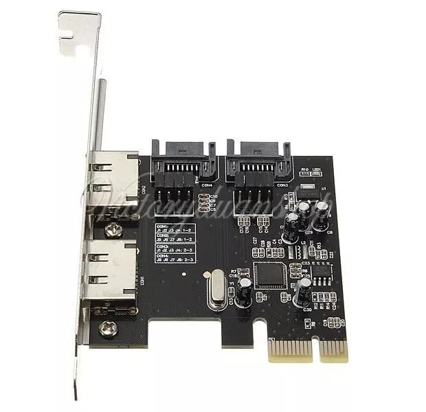 Tarjeta Pci-e Express A 4 Puertos Sata Esata 3 - Accesorios - Ecuador