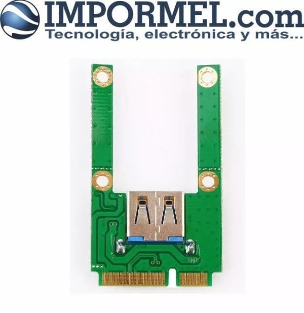 Tarjeta Adaptador Mini Pci Express A Usb 2.0 Laptop