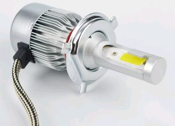 Kit Focos Led 8000 Lm De Poder 6500k H4 30000h 12v 24v Cob