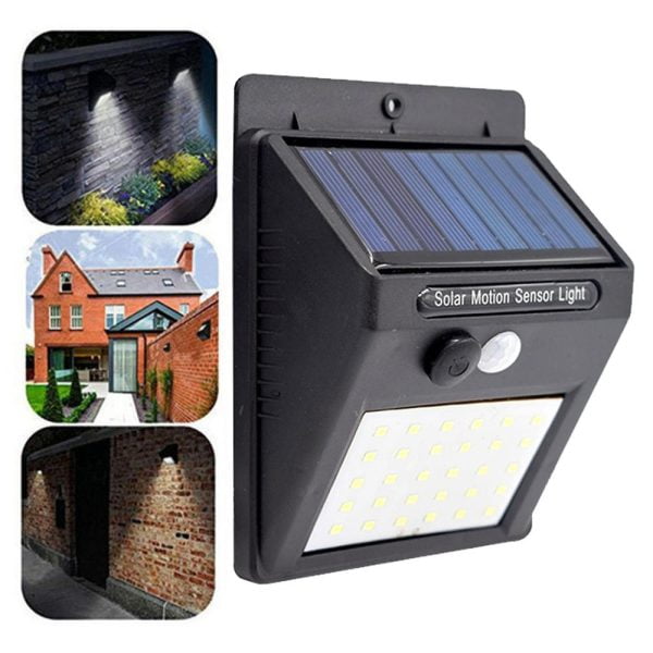 Luz Led Inalambrica Solar Impermeable Patio Jardín Sensor