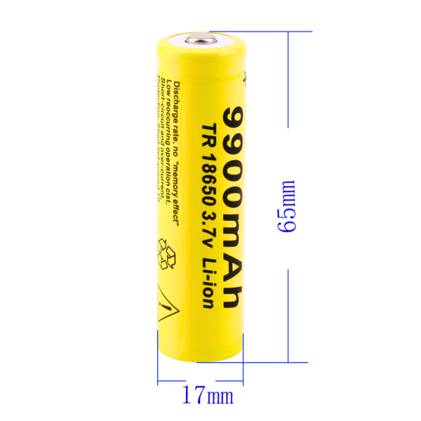 Pila Bateria Litio Modelo 18650 9900mah Electronico