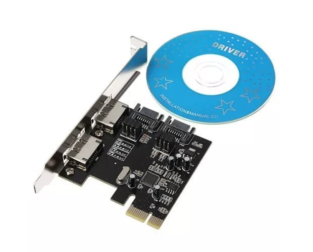 Tarjeta Pci-e Express A 4 Puertos Sata Esata 3 - Accesorios - Ecuador