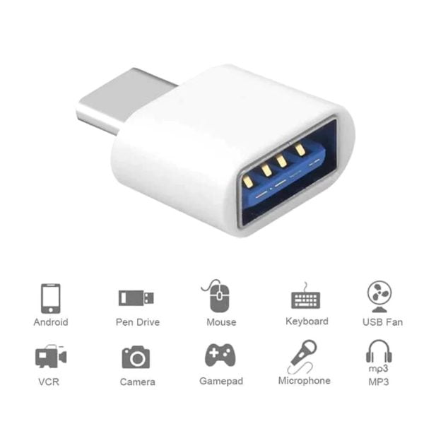 Adaptador Usb C A Usb 3.0 Macbook Otg Datos Carga