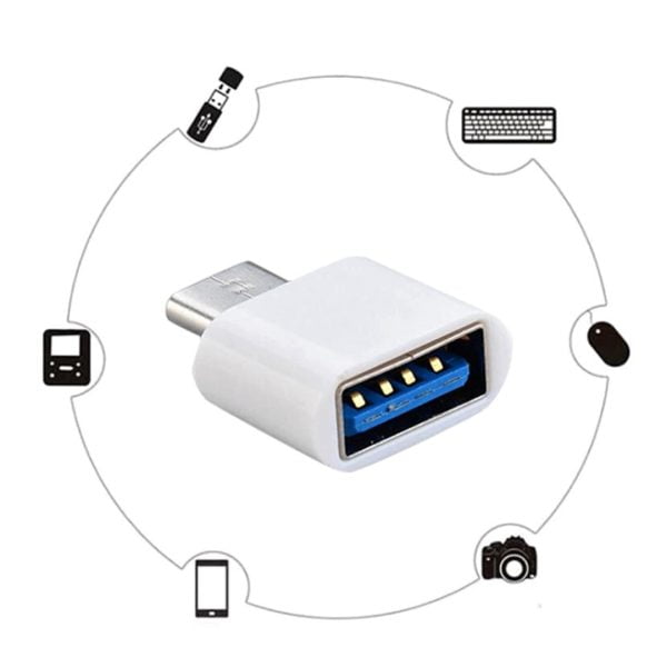 Adaptador Usb C A Usb 3.0 Macbook Otg Datos Carga