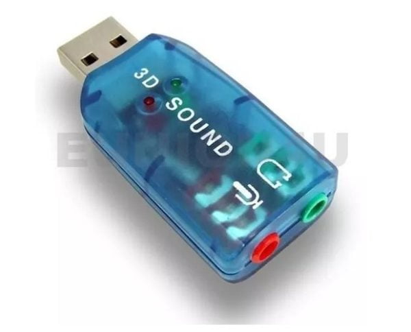 Tarjeta Adaptador Audio Sonido Dj Usb 2.0 3d Pc Laptop Hp Lg