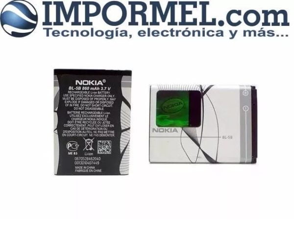 Bateria Nokia Bl-5b Blister Sellado Alta Calidad