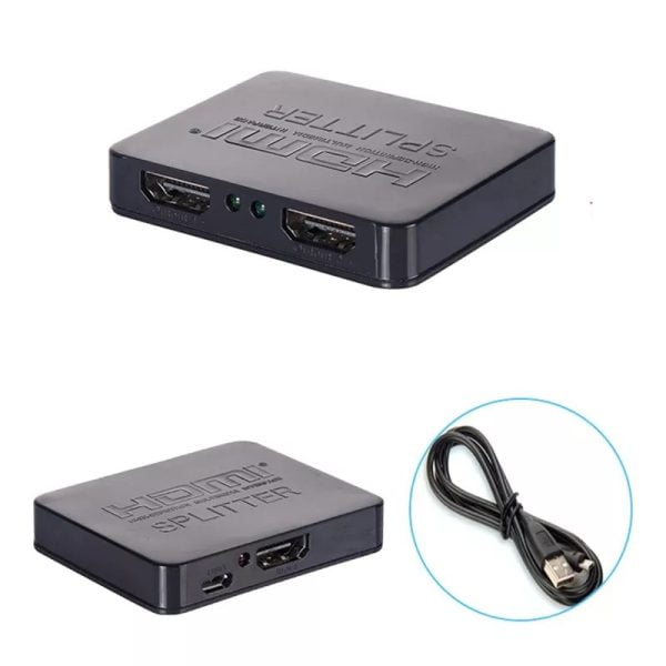 Splitter Hdmi 1 X 2 1x2 4k 3d Full Hd Hdtv Ps3 1080p