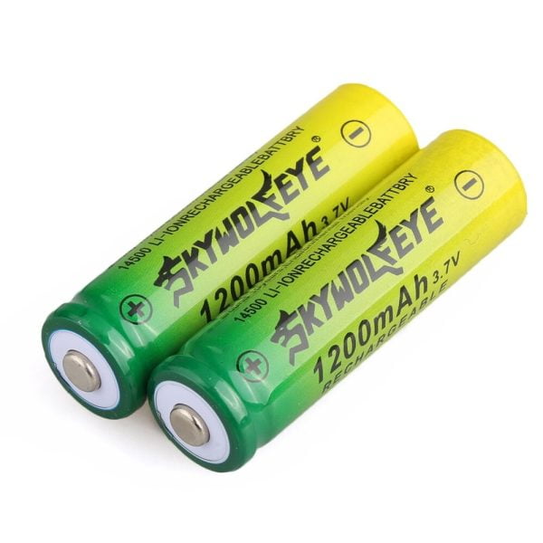 Pila Bateria Litio Modelo 14500 2000mah 3.7v Aa Luz Led