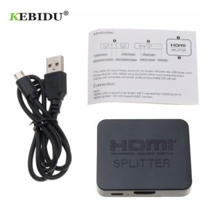 Splitter Hdmi 1 X 2 1×2 4k 3d Full Hd Hdtv Ps3 1080p - Accesorios - Ecuador
