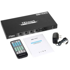 Switch Splitter Hdmi Matrix 4×4 Con Control Remoto Hdmi V1.3 - Audio y Video - Ecuador
