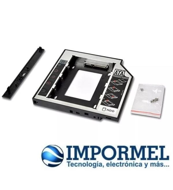 Lector Cd/dvd-rom Hdd Disco Duro Bandeja Sata 12.7mm Optico