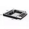 Lector Cd/dvd-rom Hdd Disco Duro Bandeja Sata 12.7mm Optico
