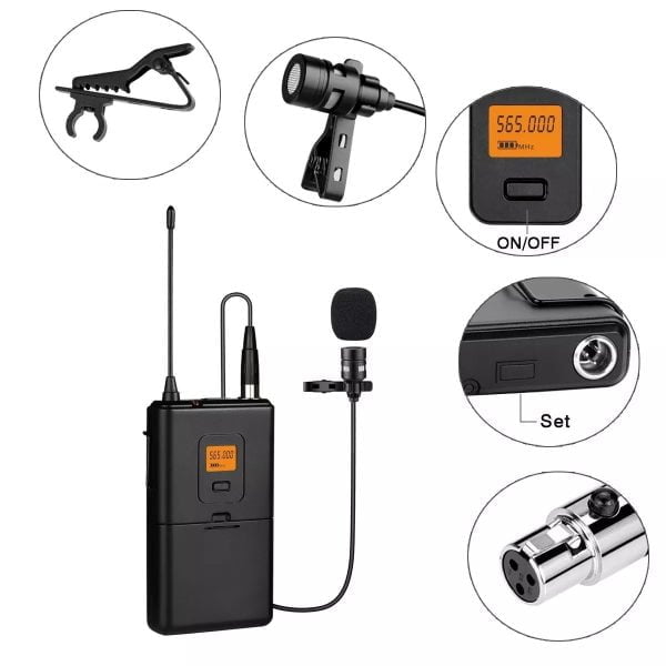 Microfono Corbatero Lavalier Wireless Inalambrico Usb Fifine