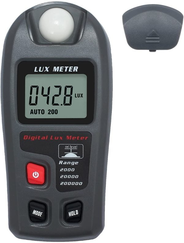 Luxómetro Digital Medidor Luz Iluminacion Camara 200k Lux