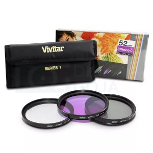 Vivitar Kit Filtro De Lente 3 Piezas 52mm Uv Cpl Fld Canon - Filtros - Ecuador