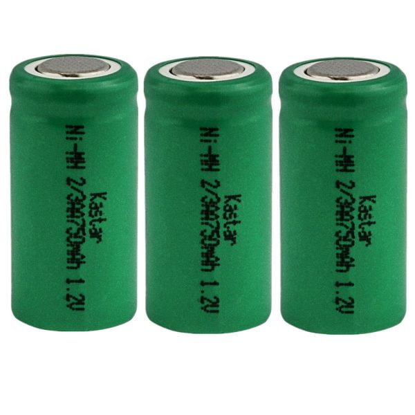 Bateria Recargable Ni-cd 1.2v 2/3 Aa 600mah 1.2 V 2 / 3 Aa