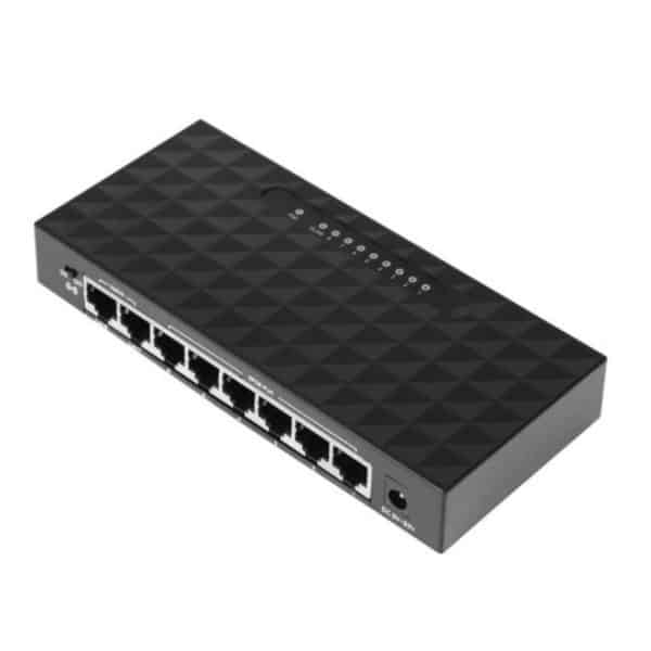 Switch Poe 6 Puertos 10/100mbps Para Cctv Cámaras Ip
