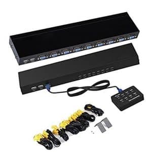 Kvm Switch 8 Puertos Usb Vga Con Extension Remota 1920*1440 - Audio y Video - Ecuador