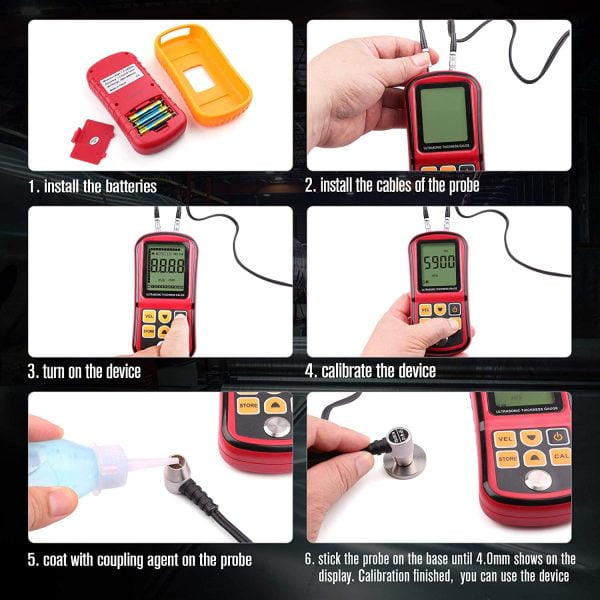 Medidor De Espesor Para Acero Por Ultrasonido