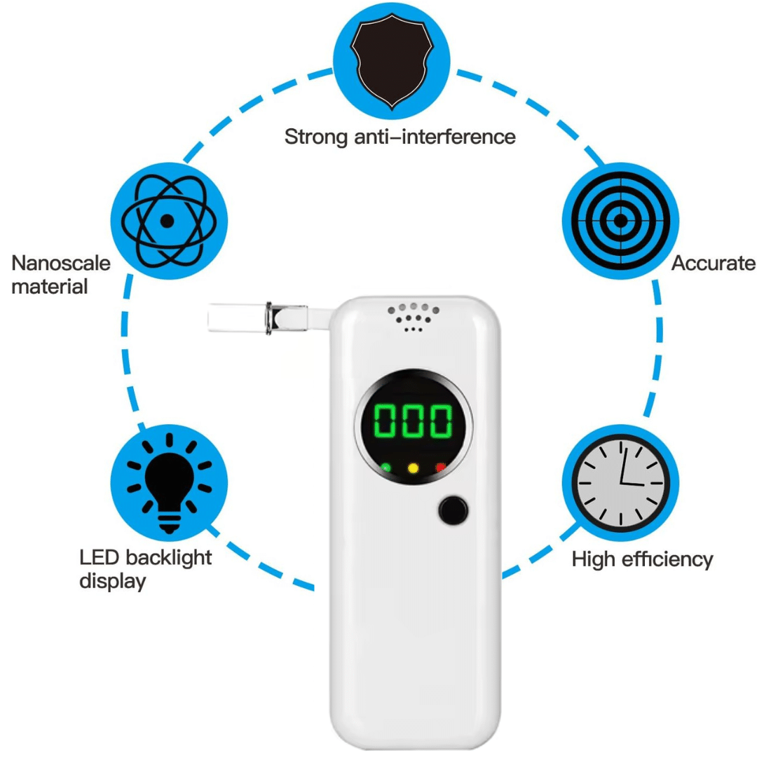 Alcoholímetro Digital Profesional Ad-6000ns Con Pantalla Led
