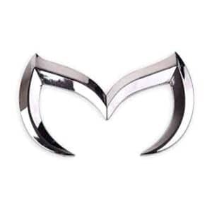 Emblema Sello Logo Mazda 3 5 6 Tipo Batman Plateado 3d - Accesorios - Ecuador