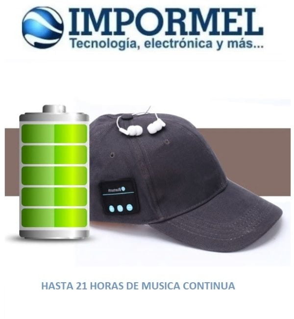 Gorra Gorro Bluetooth Telefono Musica Manos Libres Tablet
