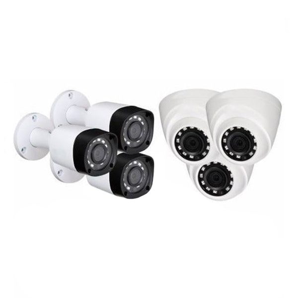 Kit 6 Camaras Seguridad Cctv Hd 720p Dvr 8 Canales Dahua