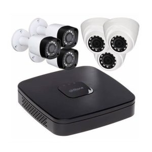 Kit 6 Camaras Seguridad Cctv Hd 720p Dvr 8 Canales Dahua